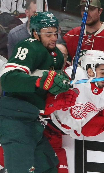 Staal, Zuccarello lead Wild past Red Wings 4-2